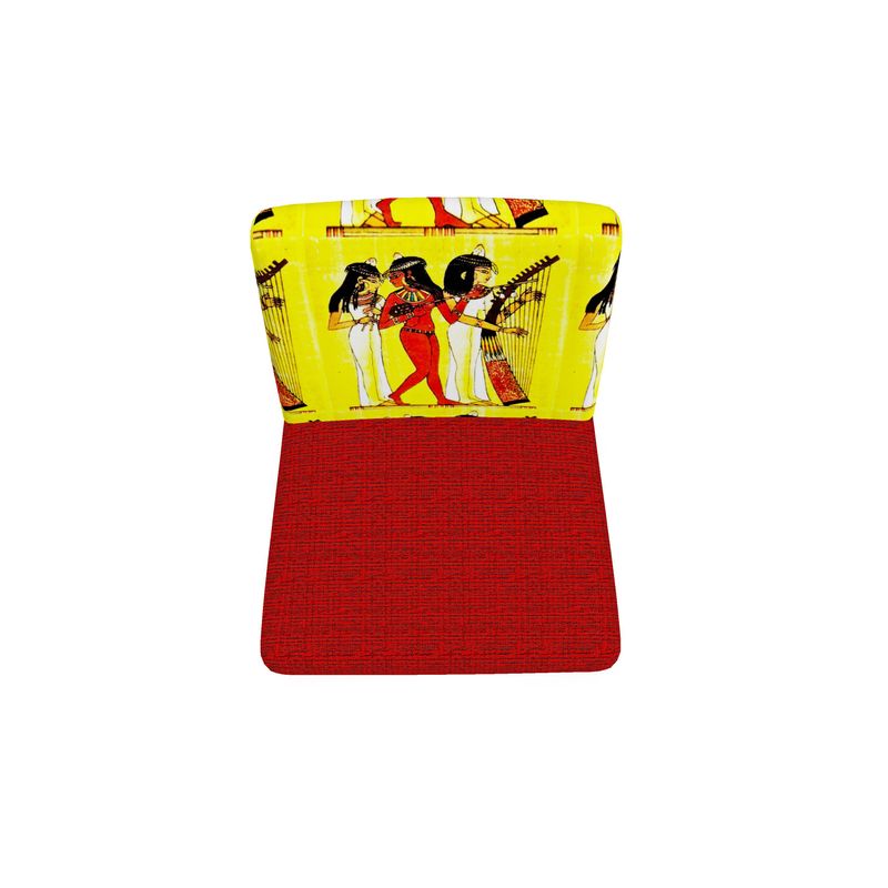 Occasional Chair, Handmade Designer Red & Green