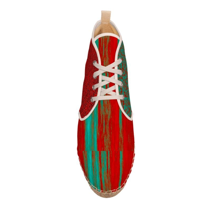 Canvas High Top Espadrilles Breathable Street-Style Footwear