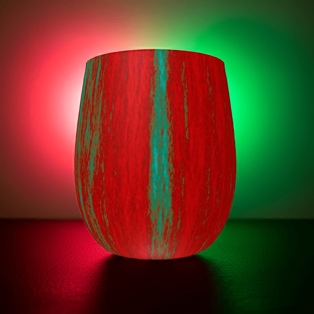 Handmade designer water glass in crystal finish