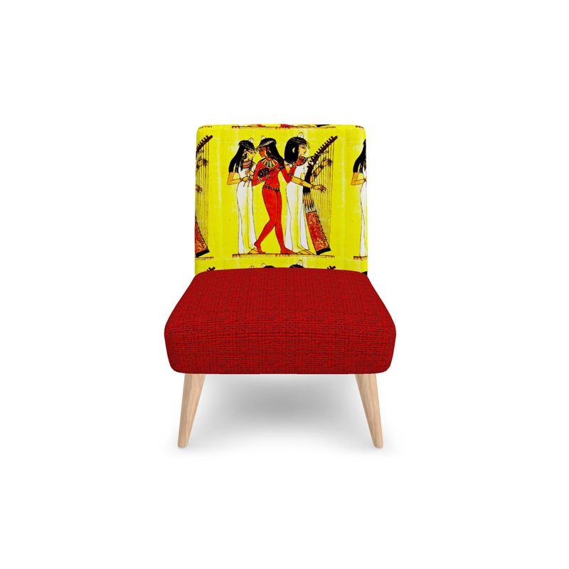 Bright colored occasional chair for home or office