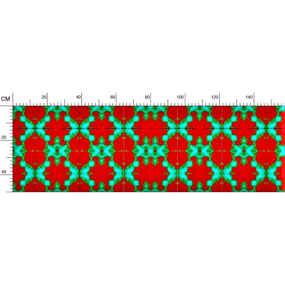 A close look at the print image pattern.