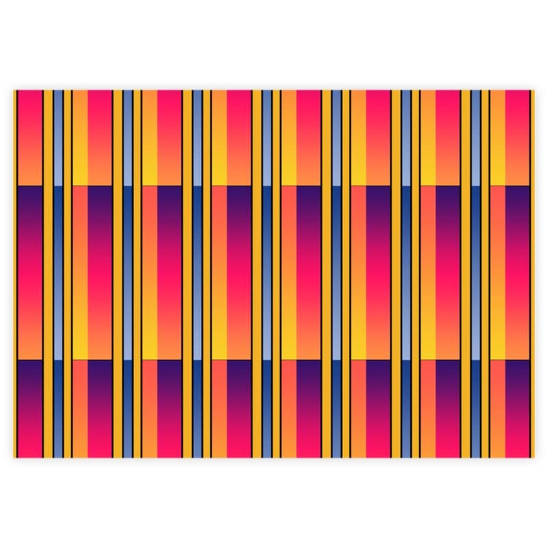 Stripy pattern fabric sample