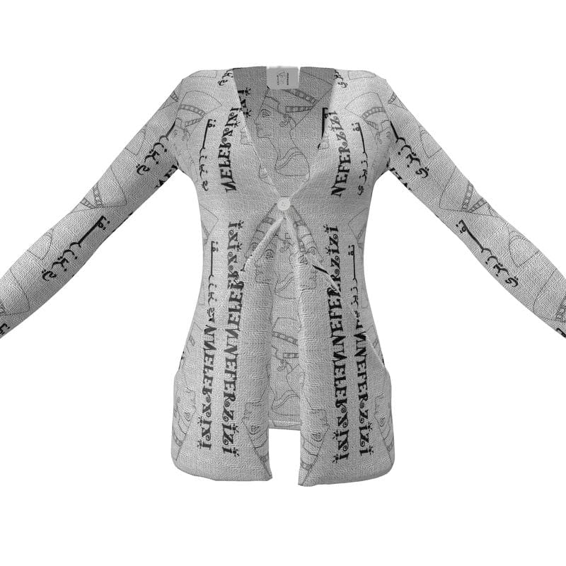 Ladies Cardigan with Pockets, Long Sleeve Designer Knit