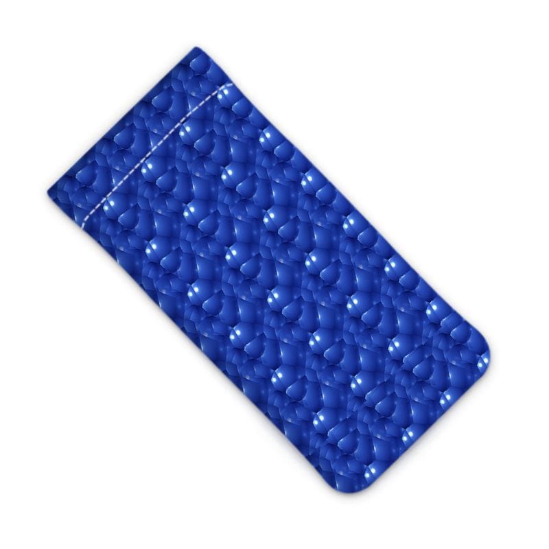 The back of the mobile cover is in royal blue colour.