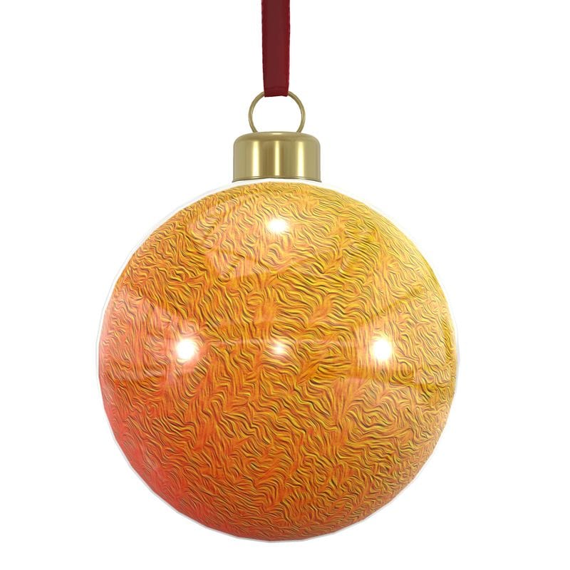 Designer Bone China Baubles, Handmade Christmas Decoration