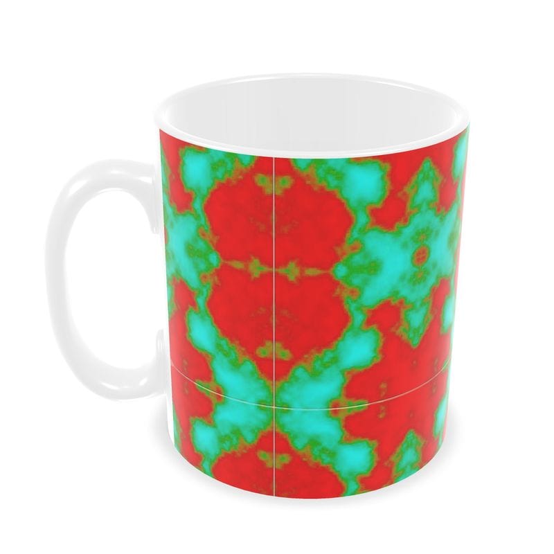 Colourful Builder Mug, Ceramic Coffee Cup Gift