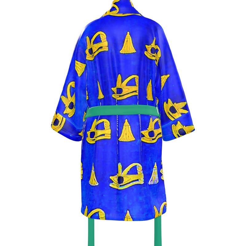 Unisex Kimono Luxury Silk & Velvet Designer Robe