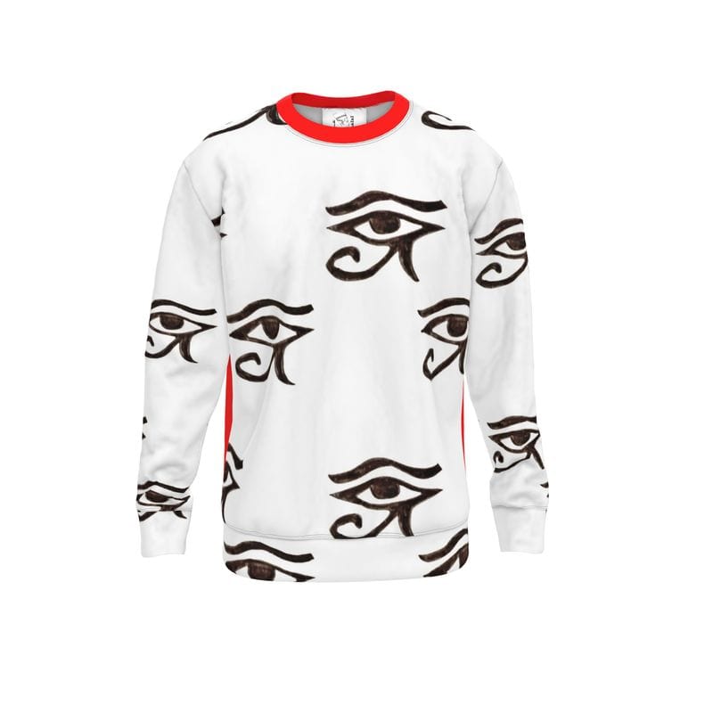 Unisex Designer Sweatshirt with Eye of Horus Print