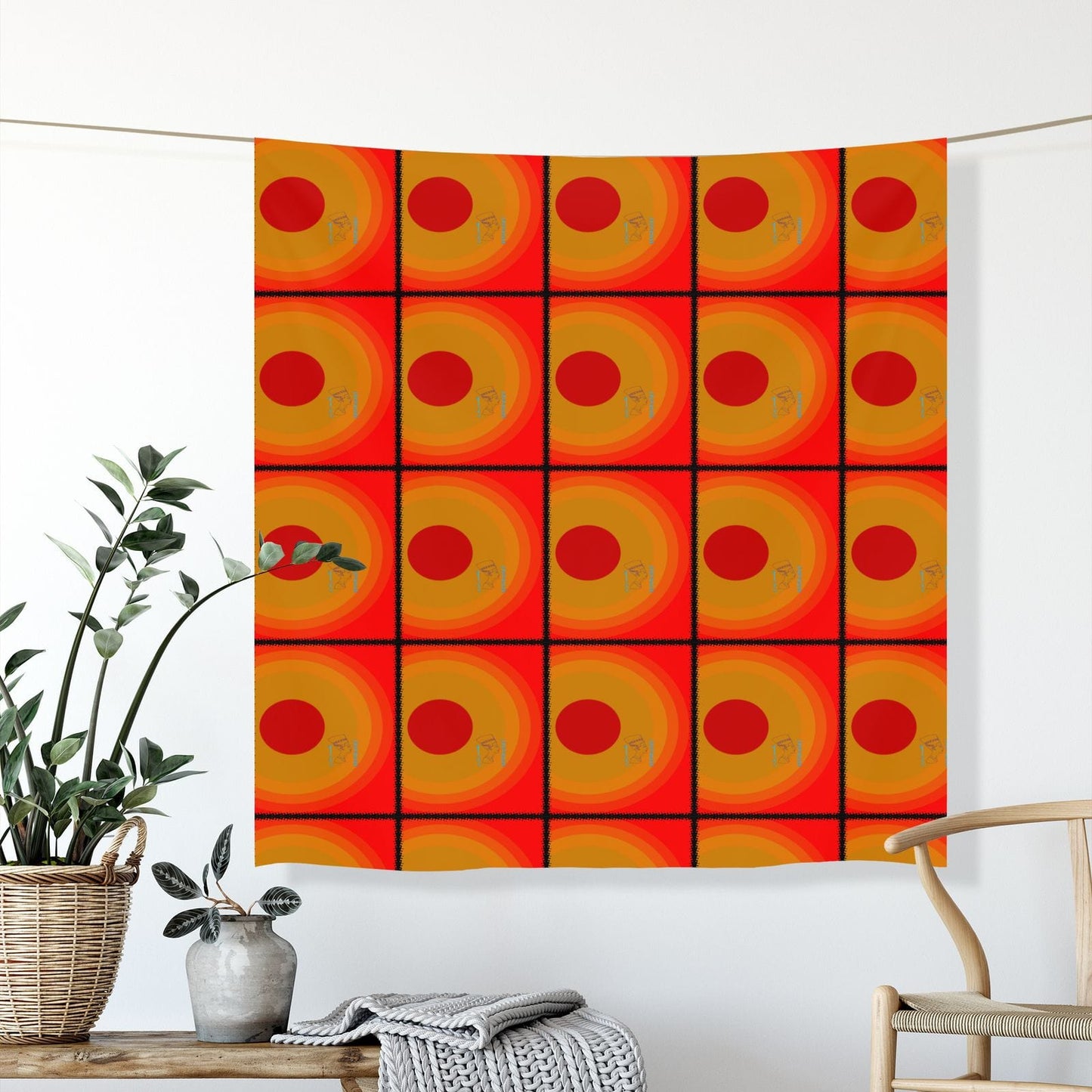 Neferzizi in Orange and Purple Fabric