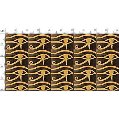 Repeat Pattern Fabric - Brown