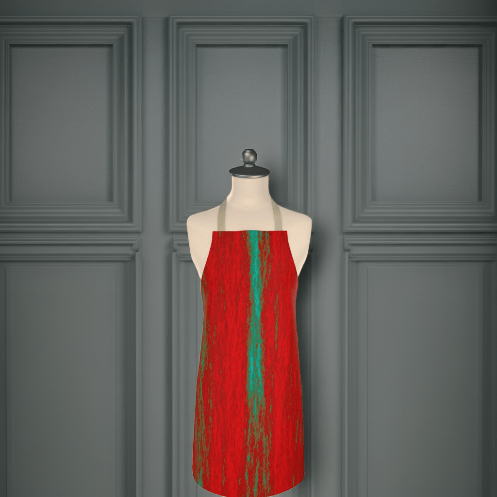 Custom printed apron handmade in the UK