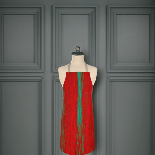 Custom printed apron handmade in the UK