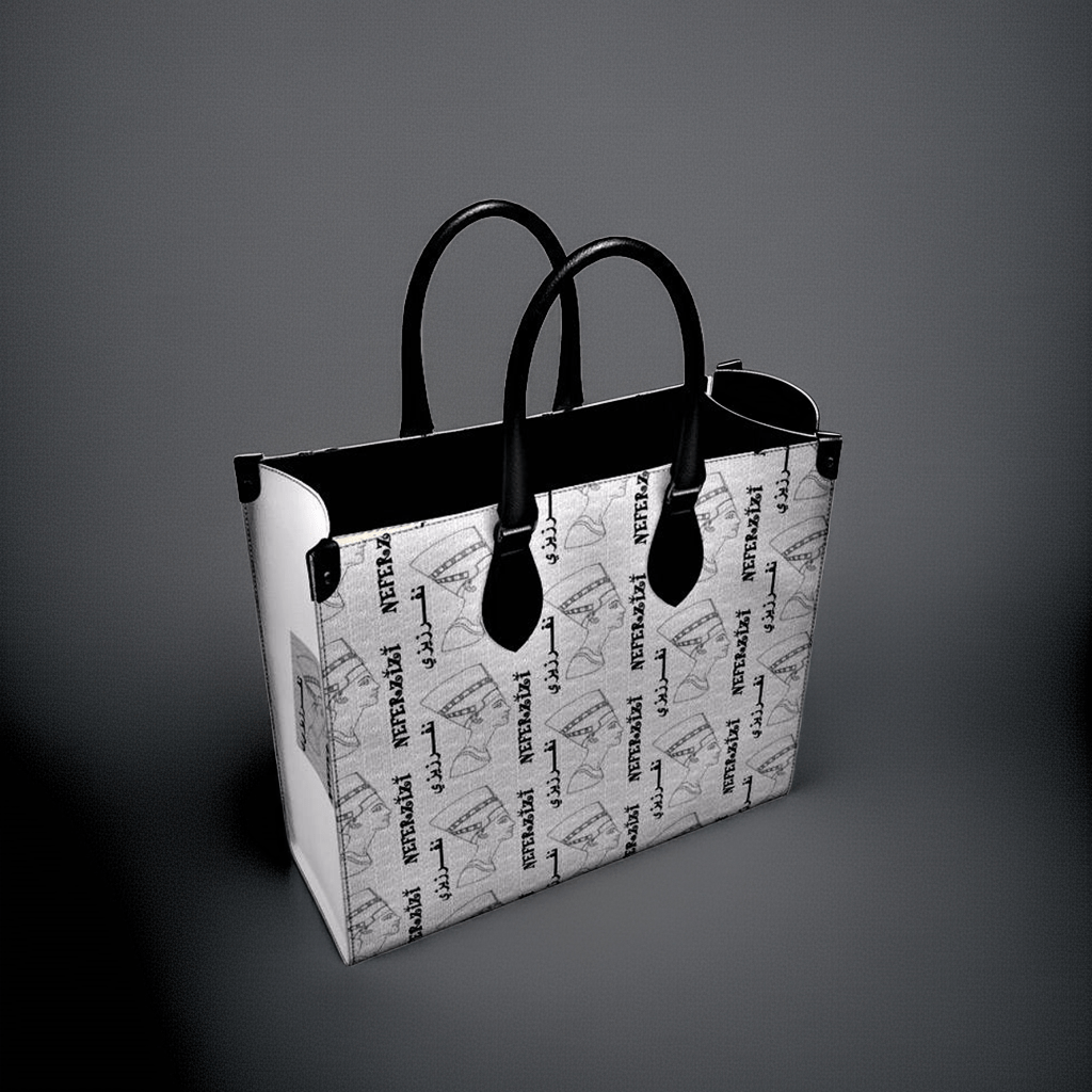 Handmade Nappa leather tote bag with internal pockets