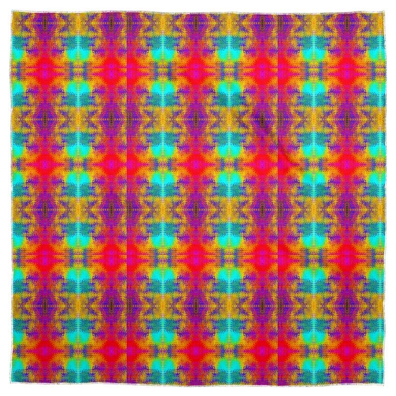 Handmade scarf wrap in vibrant colors