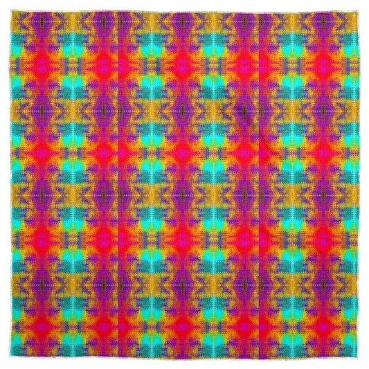 Handmade scarf wrap in vibrant colors