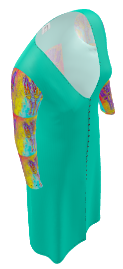 Top view of the cardigan.