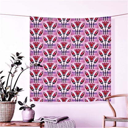 Platinum Jubilee Lotus Flower Fabric eco-friendly print