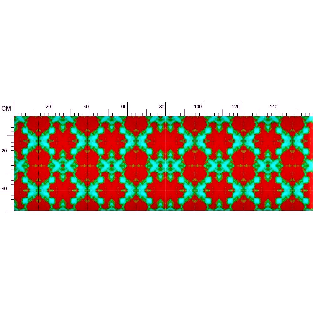 A close look at the print image pattern.