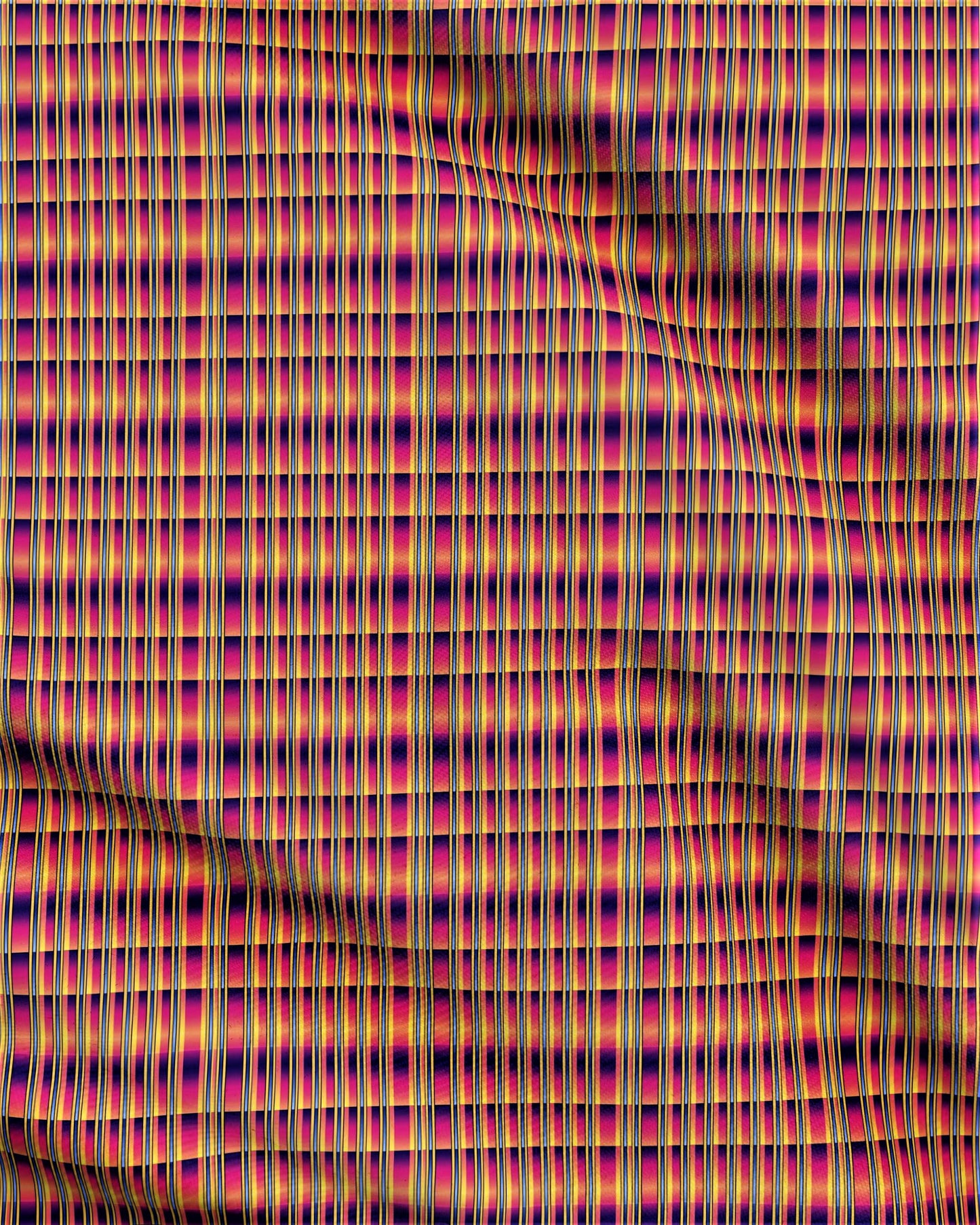 Striped Mirrored Patterns Fabric