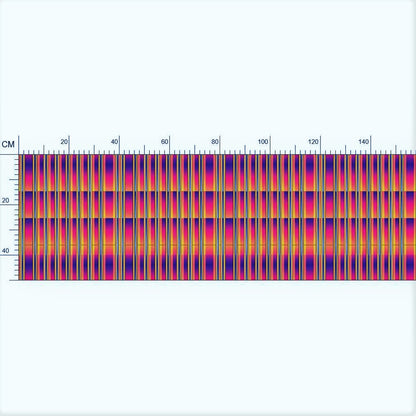 Striped Mirrored Patterns Fabric
