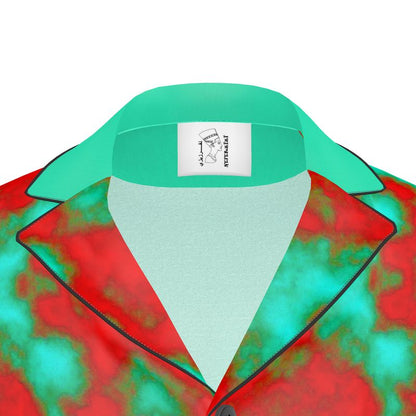 The Neckline of the pyjama