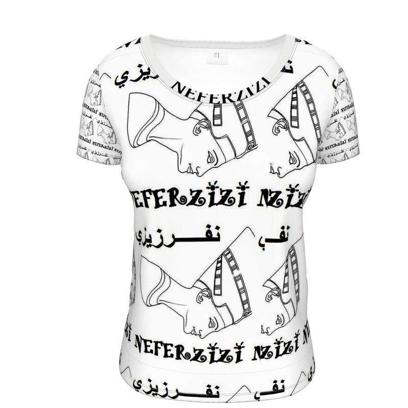 Comfortable and versatile ladies t-shirt with a scoop neckline.