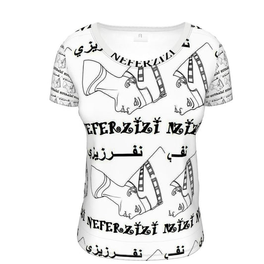 Comfortable and versatile ladies t-shirt with a scoop neckline.