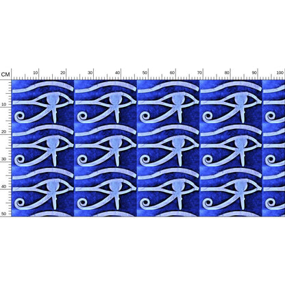 Repeat Pattern Fabric - Blue