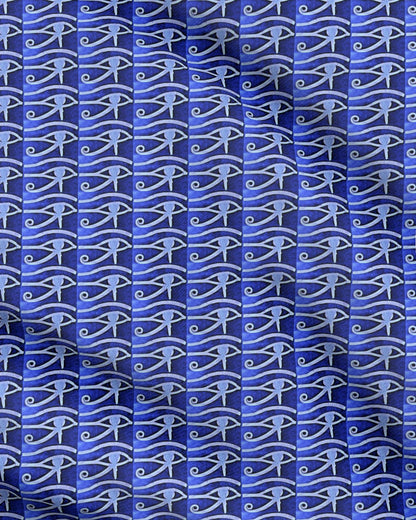 Repeat Pattern Fabric - Blue