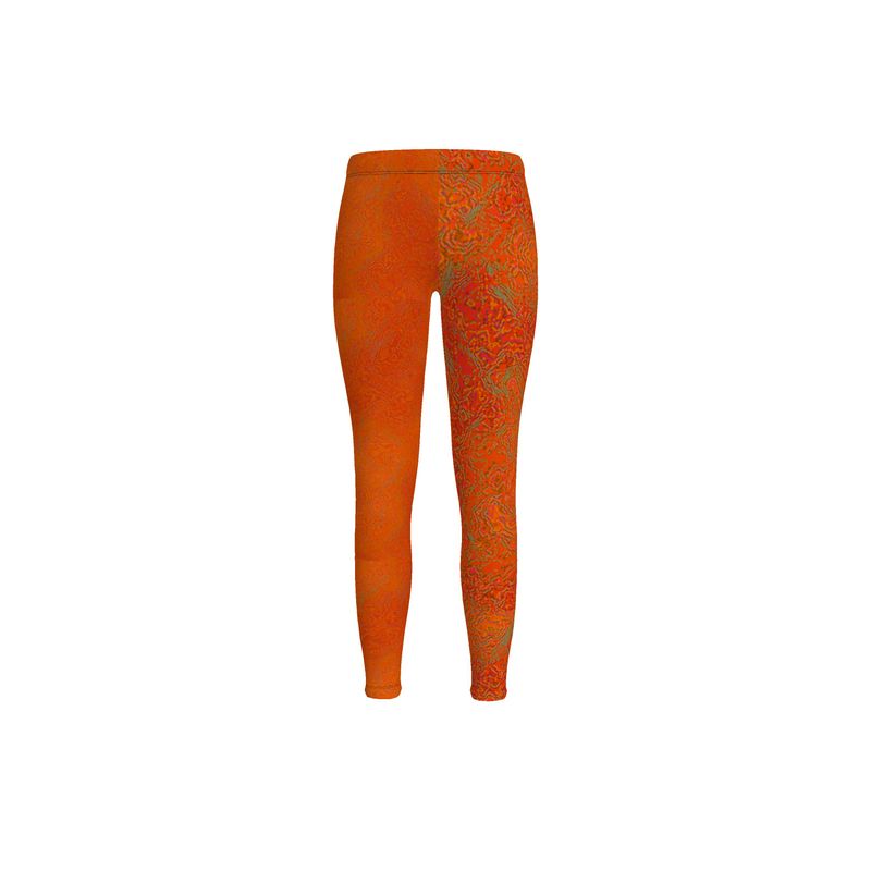 The back side of the leggings.