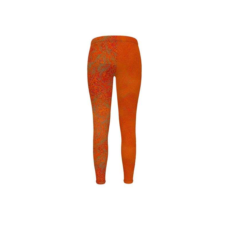 The back side of leggings.