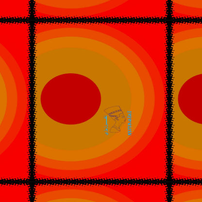 Neferzizi in Orange and Purple Fabric