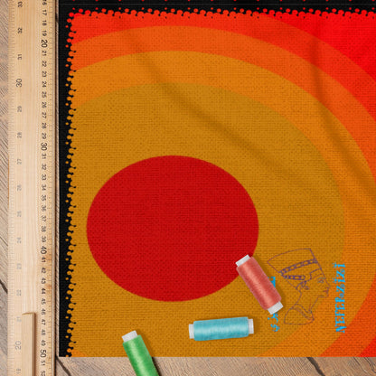 Neferzizi in Orange and Purple Fabric