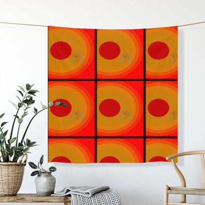 Neferzizi in Orange and Purple Fabric