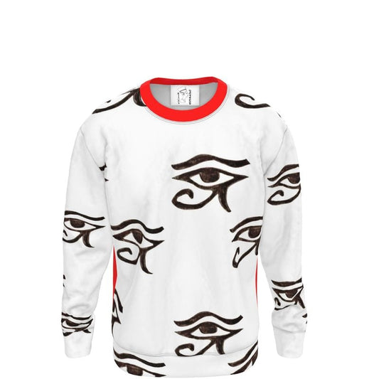 Unisex designer sweatshirt with Eye of Horus print